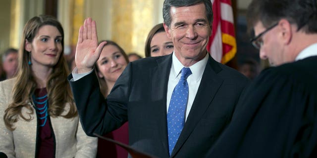 Roy Cooper is sworn in as the governor of North Carolina