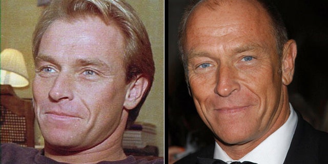 Actor Corbin Bernsen poses in 1985, left, and 2005.