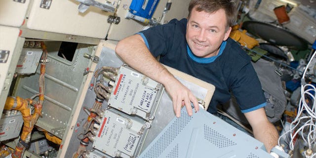 Cosmonaut Yuri Lonchakov, seen here on board the International Space Station in 2008, resigned from the Russian federal space agency, despite being assigned to a 2015 mission.