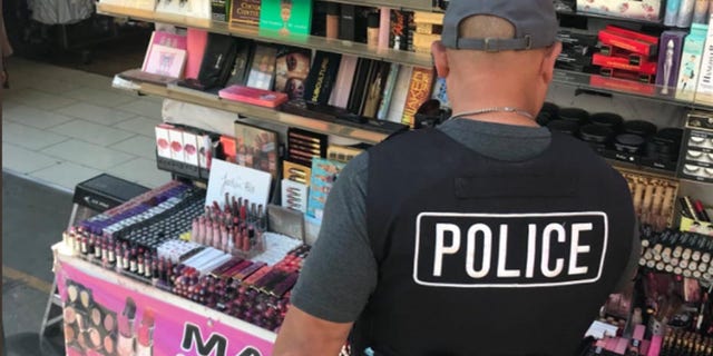 Los Angeles police seized around $700,000 of counterfeit makeup last week.