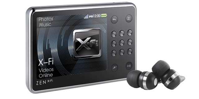 "Flash memory" players store music not on spinning platters but in memory chips. You'll find capacities up to 32GB, like in this Creative Zen X-Fi 32GB model