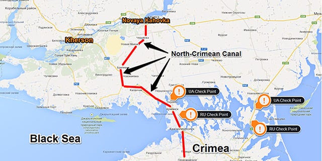 The Ukrainian peninsula province of Crimea is dependent on a 250-mile viaduct called the North Crimea Canal, for its freshwater. (Courtesy: Evgeniy Shpakovskiy)