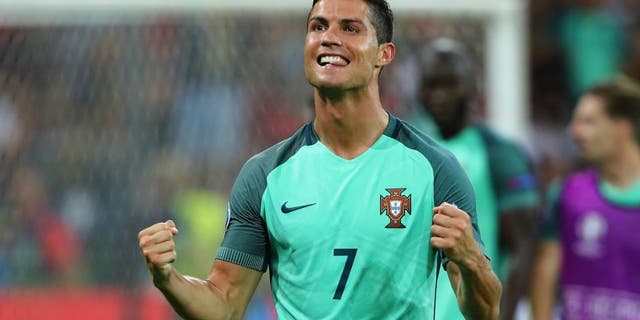 > at Stade des Lumieres on July 6, 2016 in Lyon, France.