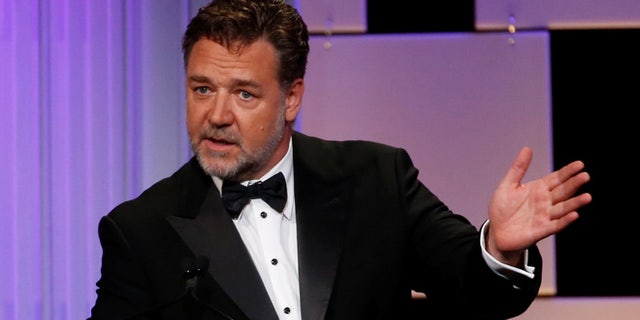 Russell Crowe at the 30th Annual Cinematheque Awards on October 14, 2016.