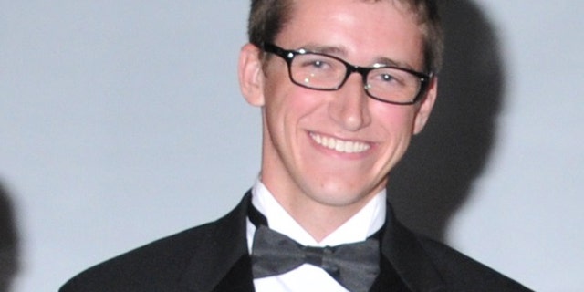 Kendall Wernet, 20, receives an award aboard the cruise back in 2013.