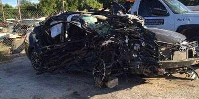 The vehicle that Geurrero and his wife were riding inside.