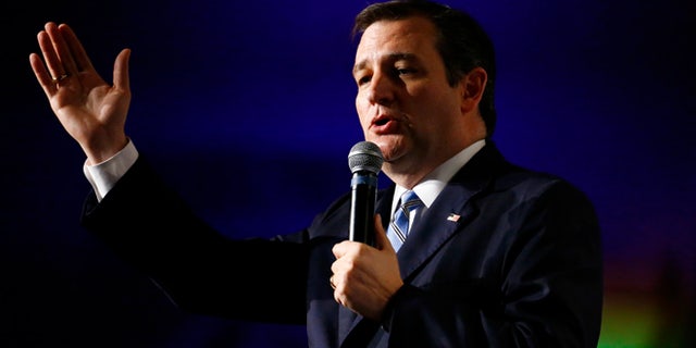 Republican presidential candidate, Sen. Ted Cruz, R-Texas speaks at the Pennsylvania Leadership Conference, Friday, April 1, 2016, in Camp Hill, Pa. (AP Photo/Julio Cortez)