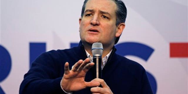 Republican presidential candidate, Sen. Ted Cruz, R-Texas speaks at a town hall campaign event, Wednesday, Feb. 3, 2016, in Henniker, N.H. (AP Photo/Elise Amendola)