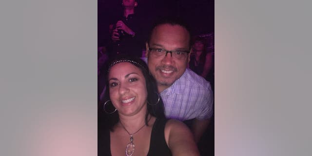 U.S. Rep. Keith Ellison, D-Minn., with Karen Monahan, who's now accusing him of domestic violence.