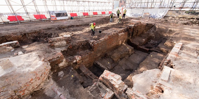 The newly excavated Curtain Theatre may be one of the earliest purpose-built theaters built in London.