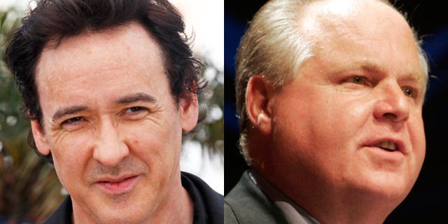Liberal John Cusack may star in film about conservative Rush Limbaugh.