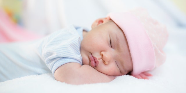 Cute newborn baby