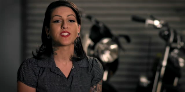 Olivia Black on "Pawn Stars."