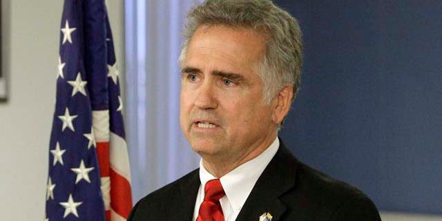 Superintendent of Public Instruction John Huppenthal announces that the Tucson Unified School District violates state law by teaching its Mexican American Studies Department's ethic studies program at a news conference at the Arizona Department of Education Wednesday, June 15, 2011, in Phoenix. (AP Photo/Ross D. Franklin)