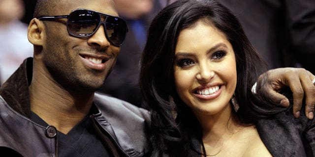 FILE - In this Feb. 13, 2010, file photo, Los Angeles Lakers guard Kobe Bryant and his wife, Vanessa, attend the skills competition at the NBA basketball All-Star Saturday Night in Dallas. Vanessa Bryant filed for divorce from the Lakers star, Friday, Dec. 16, 2011, in Orange County Superior Court in Santa Ana, Calif., citing irreconcilable differences as the reason for the split.