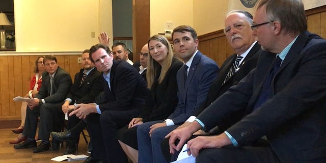 Only one of 10 candidates at last week's New Hampshire District 1 forum raised his hand to indicate support for Nancy Pelosi as speaker.
