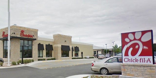 Robert and Falon Griffin welcomed their third daughter at their local Chick-fil-A.