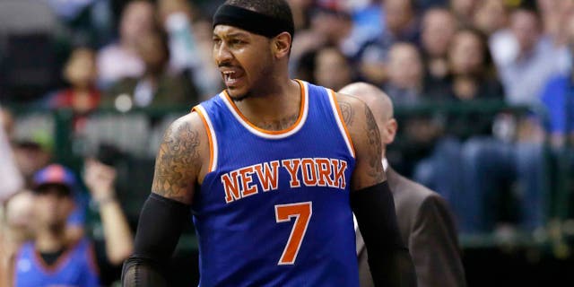 New York Knicks forward Carmelo Anthony.