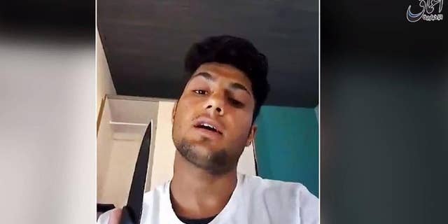 A screenshot from the attacker's video.