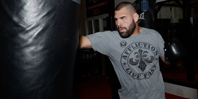 SAN JOSE, CA - FEBRUARY 15: UFC Heavyweight Champion Cain Velasquez works out at AKA San Jose on February 15, 2013 in San Jose, California. (Photo by Thearon W. Henderson/Getty Images)