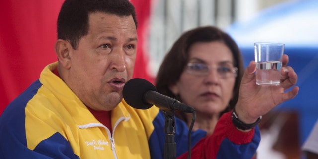 March 22, 2011: Hugo Chavez attends an event to mark to World Water Day in Caracas, Venezuela.