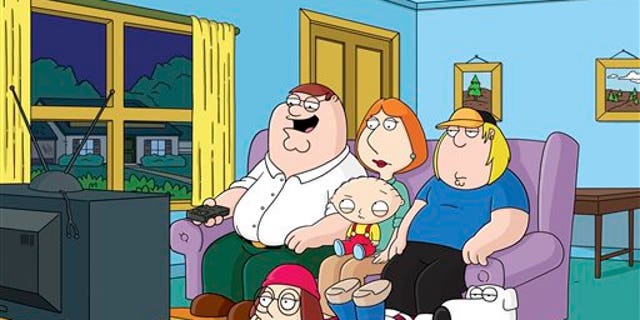 This image released by Fox shows characters from the Fox animated series, "Family Guy."  Fox is pulling from websites an episode of "Family Guy" that depicts mass deaths at the Boston Marathon and has no immediate plans to air it again. Fox spokeswoman Gaude Paez says the episode has been removed from Fox.com and Hulu.com.