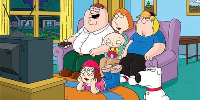 This image released by Fox shows characters from the Fox animated series, "Family Guy." Fox is pulling from websites an episode of "Family Guy" that depicts mass deaths at the Boston Marathon and has no immediate plans to air it again. Fox spokeswoman Gaude Paez says the episode has been removed from Fox.com and Hulu.com.