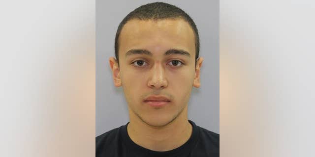 In this undated photo provided by the Anne Arundel County police Andres Rafael Quintana Garcia is shown. Authorities in Maryland are looking for Garcia, whom they say stabbed two young relatives at a Glen Burnie, Md., home, killing a young girl and wounding a teenage boy. Both children were taken to area hospitals. Police said the girl died and the boy is being treated for injuries that aren't life-threatening. (Anne Arundel County police via AP)
