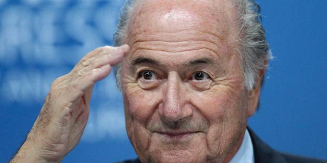 FILE - In this June 1, 2011 file photo Sepp Blatter attends a press conference in Zurich, Switzerland. Sepp Blatter will go to sport's highest court on Aug. 25, 2016 to challenge his six-year ban from football for approving a $2 million FIFA payment to an adviser. (AP Photo/Michael Probst, File)