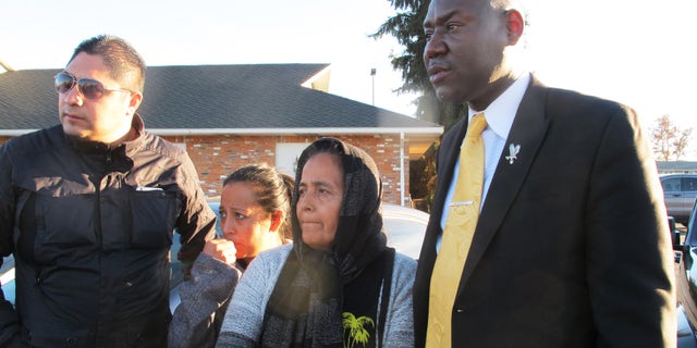 Agapita Montes-Rivera with her daughter, attorney and interpreter.