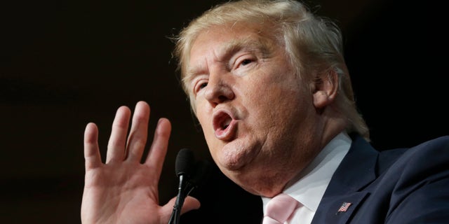FILE - In this Oct. 23, 2015, file photo, Republican presidential candidate Donald Trump speaks at the Trump National Doral Miami resort in Doral, Fla. An overwhelming majority of Republican voters believe Donald Trump would be the GOPâs strongest candidate in a general election, according to a new Associated Press-GfK poll that highlights a sharp contrast between the partyâs voters and its top operatives regarding the billionaire businessmanâs ultimate political strength. (AP Photo/Alan Diaz, File)