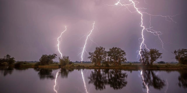 Two young women were seriously injured recently after lightning struck them while they were taking selfies in Western Germany.