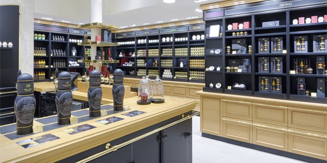 The New York City store sells horseradish, rich country, honey Dijon and honey balsamic.