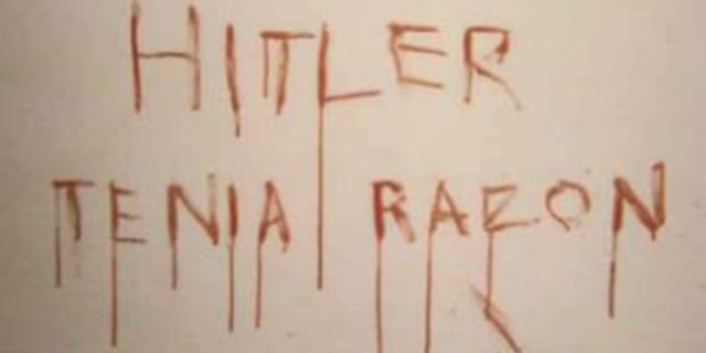 A man is accused of killing a gay man in Barcelona before scrawling on a wall in blood that "Hitler was right."