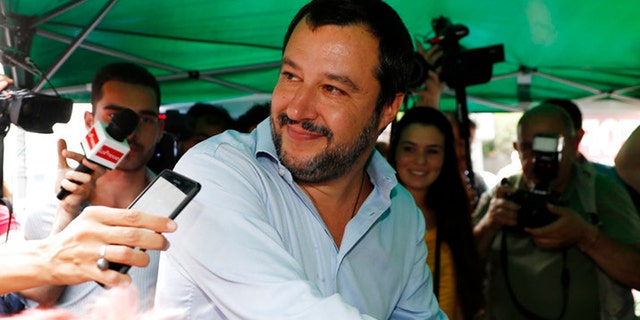 League leader Matteo Salvini has pushed for tougher restrictions on immigration.