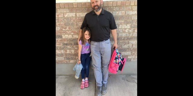 Ben Sowards said he was heartbroken after hearing that his daughter was crying at school.