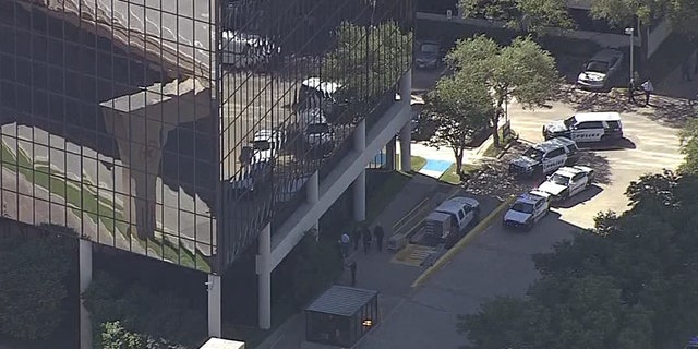Two people reportedly were shot at this office building in Dallas, Fox 4 reported.