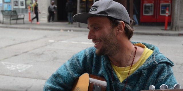 Daniel Reitz, 26, is originally from Virginia and has been on and off the streets for the last six years.