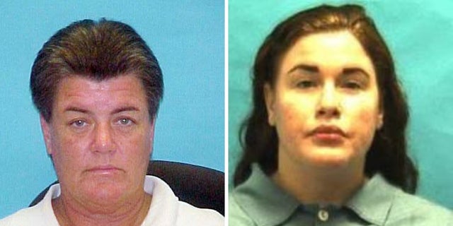 Nikolas Cruz’s biological mother Brenda Woodard [left] and his half-sister Danielle Woodard [right] have lengthy criminal histories.