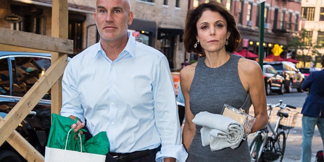 Bethenny Frankel and Dennis Shields are seen leaving SoHo House on June 14, 2016 in New York, New York. (Alessio Botticelli/GC Images)