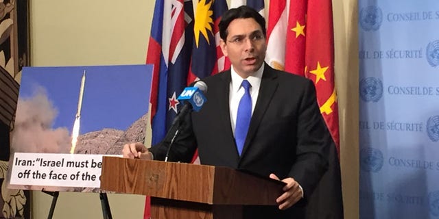 Israeli UN Ambassador Danny Danon called on the world powers to send a strong message to Iran.