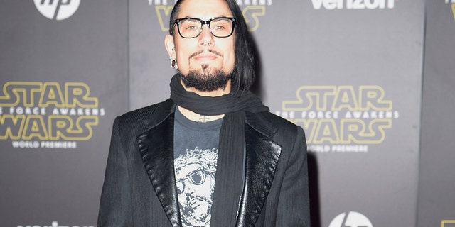 Musician Dave Navarro arrives at the premiere of "Star Wars: The Force Awakens" in Hollywood, California December 14, 2015. REUTERS/Kevork Djansezian - RTX1YPH5