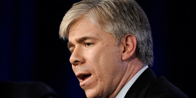 "Meet the Press" host David Gregory participates in the panel for NBC News during the NBC Universal sessions at the Television Critics Association winter press tour in Pasadena, Calif.