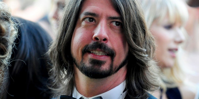 Singer David Grohl arrives at the 20th annual Elton John AIDS Foundation Academy Awards Viewing Party in West Hollywood, California February 26, 2012.