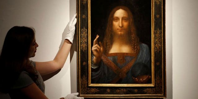 "Salvator Mundi" painting believed to be by Leonardo da Vinci sold for $450 million on Wednesday in New York.