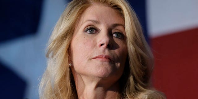 Aug 26, 2014: Texas Democratic gubernatorial candidate Wendy Davis presents her new education policy during a stop at Palo Alto Colleg in San Antonio. (AP)