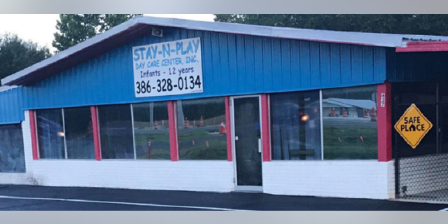 A woman plowed her car into Stay-n-Play Day Care, Inc. Thursday evening.