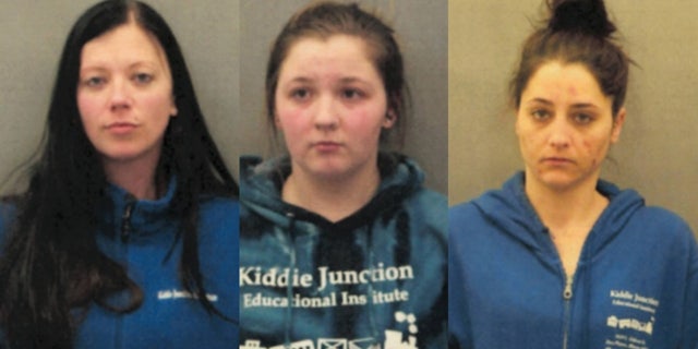 Kristen M. Lauletta, Jessica S. Heyse and Ashley Helfenbein allegedly gave kids melatonin gummies before nap time.