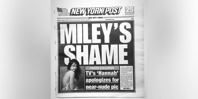 Miley Cyrus took back her apology for the Vanity Fair photo (left bottom corner) taken in 2008.