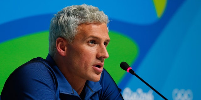 Ryan Lochte on Day 7 of the Rio Olympics on August 12, 2016 in Rio de Janeiro, Brazil.